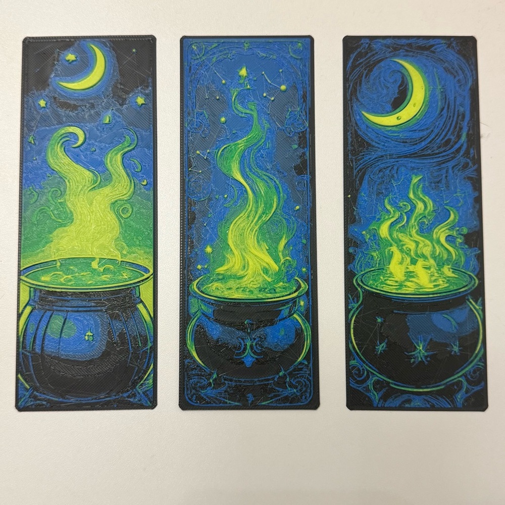 Mystical Cauldron bookmarks